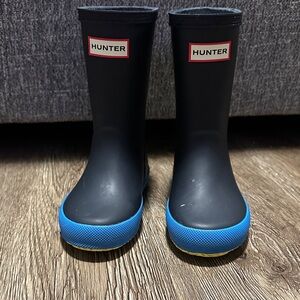 Kids Blue Hunter Rain Boots